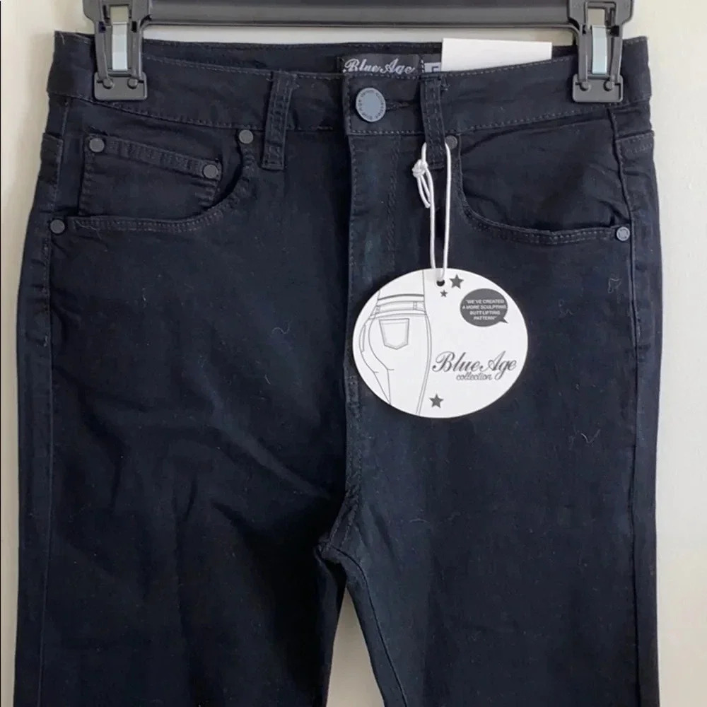 Blue age high rise curve control Black Skinny Jeans - Picture 2 of 6